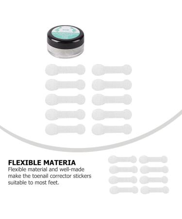 Heallily 30pcs Toenail Corrector Stickers - Curved Toenail Straightening Patches - for Toenail Recovery - 3x1.7cm - Buy Online on GoSupps.com