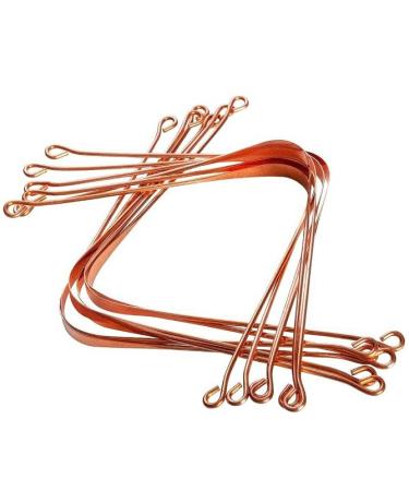 Premium Copper Tongue Scraper Set of 12 - Effective Metal Cleaner for Bad Breath & Oral Hygiene - Easy to Use for Adults - Buy Online on GoSupps.com