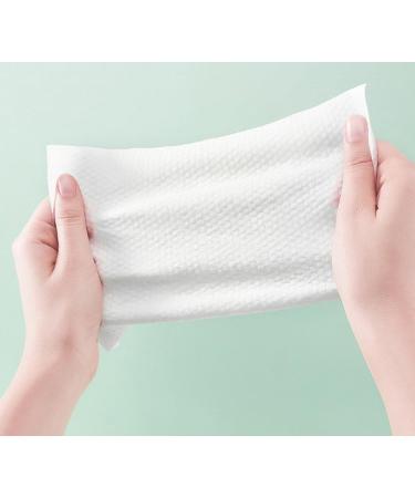 Buy Disposable Cleaning Face Towels - Non-Woven Fabric Makeup Cotton Rolls for Face Washing - Multi-Purpose Towel for Travel & Home - Buy Online on GoSupps.com