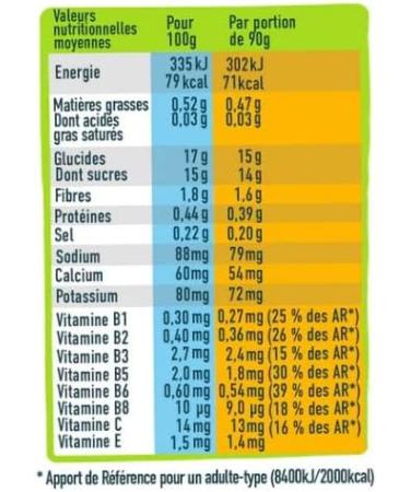  ANDROS ANDROS Energy Compote Apple Mango Passion Fruit 90g - Buy Online on GoSupps.com