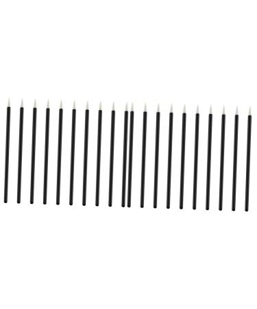 NOLITOY 200 pcs Eyelash Wands Eye Cosmetics Liquid Womenwhite Shadow Bristles Eyeshadow 10X0.5X0.5cmx2pcs Whitex2pcs