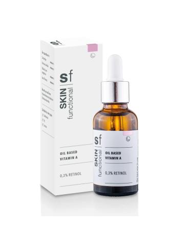 Skin Functional Oil Based Vitamin A Serum 0.3% Retinol Anti-Ageing Anti-Pigmentation Anti-Acne 30 ml