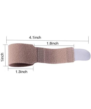 Fabric Toe Protector 10pcs for Hallux Valgus Corrector & Foot Care - Toe Separator & Straightener Wrap for Ingrown Toe - Foot Stretcher Care Bandage - Buy Online on GoSupps.com