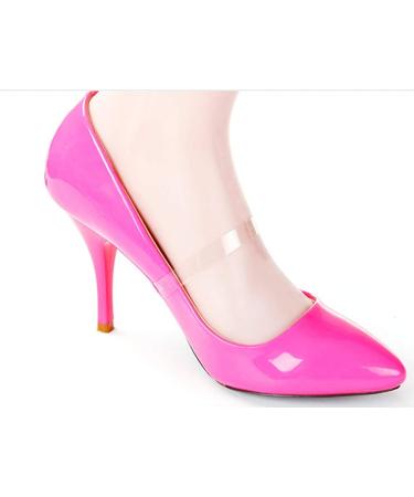 5 Pairs Women Silicone High Heel Shoe Straps - Transparent, Invisible, Reusable Clear Ankle Straps - Buy Online on GoSupps.com
