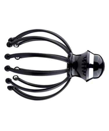 Goohochy 1PC Head Scalp Brush Manual Scalp Massage devices Head Scratcher Scalp Scratcher Octopus Manual Back Massage Sewers Handheld Hair Grave Plastic 18x14.5cm Black
