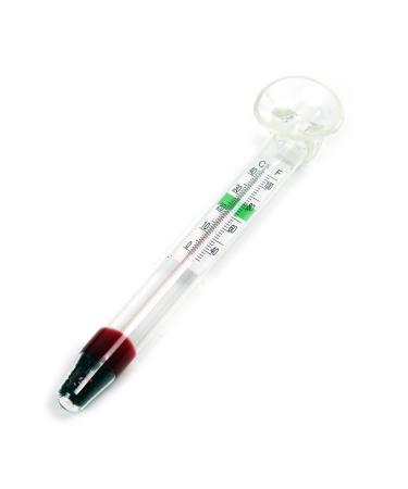 Sunun WDJ -02 Aquarium Thermometer -1 43 C / 35 105 F analog glass thermometer with suction cup for aquarium temperature terrarium or greenhouse - Buy Online on GoSupps.com