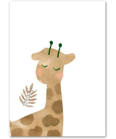 Lulupila Nursery Decor Poster Set - Animal Motifs Forest Animals for Boys & Girls - A4 Children's Wall Art Prints - Set of 6 - Buy Online on GoSupps.com