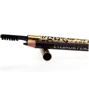 NOLITOY 2pcs set 12pcs Waterproof Shell Pens A Brush Eyebrow of Pencil Double-ended Leopard Eyeliner & 1 count (Pack of 1) As Shownx2pcs - Buy Online on GoSupps.com