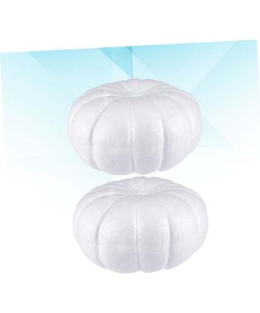 COHEALI 1 Set 2pcs Halloween Foam Decorations Mini Accessories Fake Foam Pumpkins Halloween Props Smooth Ball Halloween Artificial Pumpkin Kids Decor White Assorted Blank Child White 20X20X10CM - Buy Online on GoSupps.com