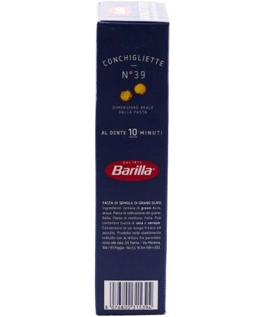  Italian Gourmet E.R. 5 x Barilla Conchigliette pasta no. 39 Italian pasta 500g + Italian gourmet polpa 400g - Buy Online on GoSupps.com