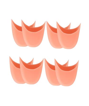 NOLITOY 4 Pairs Ballet Pointe Set High Heel Inserts Dance Pad Toe Pad Adjustable Shoe Wear-Resistant Toe Pouches Big Shoe Fillers Foot Accessory Safety Mask Comfortable Women's