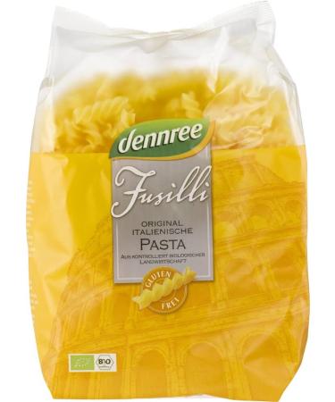 dennree organic gluten-free fusilli made from corn and rice flour (2 x 500 gr)