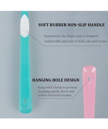 Bailey Double-Sided Tongue Cleaner Scraper - Silicone Brush for Effective Tongue Cleaning & Oral Care - Buy Online on GoSupps.com