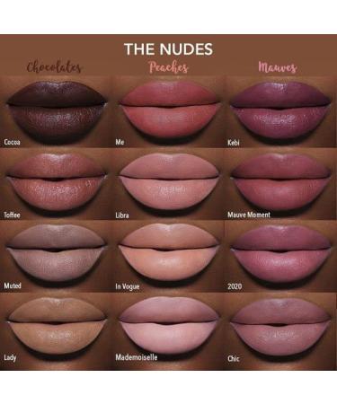 Juvia's Place Nude Velvety Matte Lipstick - Long-Lasting, Rich-Color Lip Makeup - Buy Online on GoSupps.com