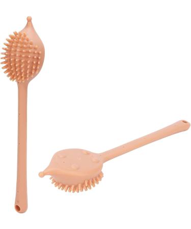 Verdant Touch Manual Massager - Double-Sided Silicone Meridian Pat Massager for Fitness - Khaki | International Shipping - Buy Online on GoSupps.com