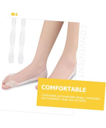 Big Toe Separator Set - 8 Pcs Gel Spacers for Bunion Correction and Hallux Valgus - Transparent and Reusable - Nursing Cover Included - Buy Online on GoSupps.com