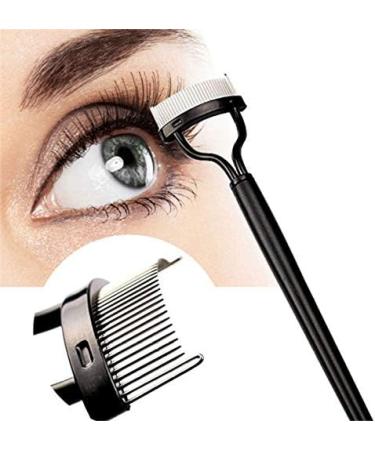 Frcolor Eyelash Comb Curler & Separator - Black Eyelash & Brow Makeup Tool for Perfect Application - Buy Online on GoSupps.com