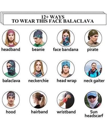 Zzlbzn Christmas Face Masks for Adults - Santa Claus Bandana Reusable & Seamless Facial Scarf with Ear Loops - Buy Online on GoSupps.com