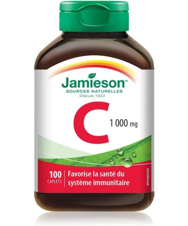 Jamieson Vitamin C 1 000 mg 100 Count (Pack of 1) - Buy Online on GoSupps.com