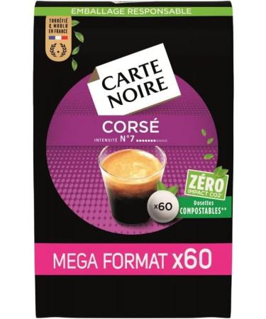 BLACK CARD - Corsican Coffee Pods No. 6 Extra Format 420G - Pack of 3 - Buy Online on GoSupps.com