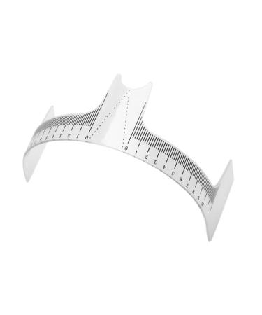 FRCOLOR 1pc Mask Flexible Eyebrow Measure Eyebrow Shaper Ruler Positioning Ruler Eyebrow Trimming