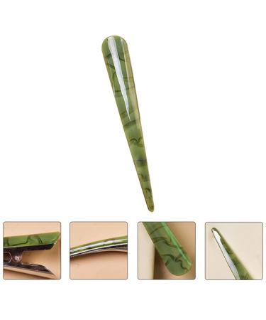 Shop Lurrose Acrylic Duck Beak Hair Clips - Long Green Salon Style Clips for Effortless Hair Styling - Buy Online on GoSupps.com