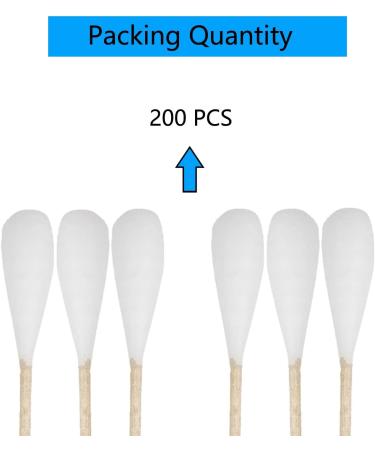 Precision Cotton Swabs for Gun Cleaning Makeup & Pet Care - 200 Large Sticks (6 Long Sticks) - Buy Online on GoSupps.com