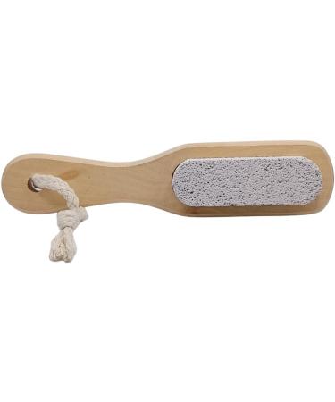 Pumice Stone for Feet with Natural Bristle Nail Brush - 7.25 Callus Remover - Smooth Feet & Exfoliate at Home | International Shipping Available - Buy Online on GoSupps.com