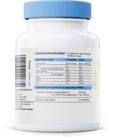 Osavi Colostrum Immuno 800mg 60 caps - Buy Online on GoSupps.com