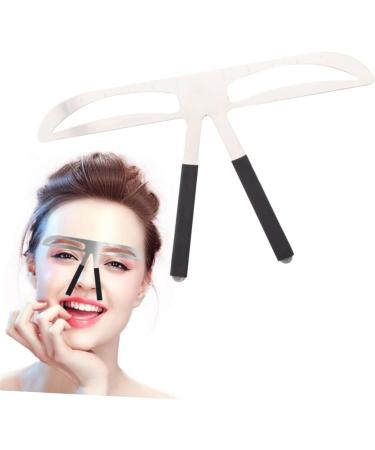 FOMIYES 3pcs Eye Brow Shaping Kit Eyebrow Grooming Stencil Eyebrow Drawing Tool Eyebrow Card Modify Calipers 1 count (Pack of 1) As Shownx3pcs - Buy Online on GoSupps.com