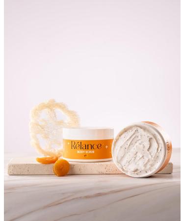 Relance Body Scrub with Apricot Kernel Granules Almond Lavender Oil Glycerin 300ml (10.14 fl oz) - Buy Online on GoSupps.com