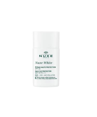 Nuxe White Daily UV Protector SPF 30 (For All Skin Types & Sensitive Skin) - 30ml/1oz