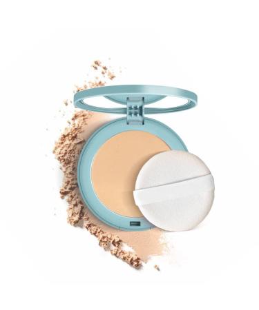 Face Powder Oil Control Pressed Powder Long Lasting Waterproof Face Powder Silk Soft Mist SPF Cosmetics Smooth Texture Pan 02-NATURAL BEIGE
