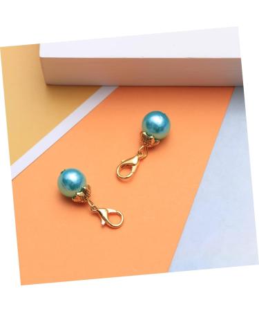 LALAFINA 60 Pcs DIY Bracelet Drop Pearls Round Ball Pendant Charms Gold Locket Pendant Accessories Set Alloy - Buy Online on GoSupps.com