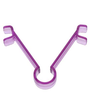 FOMIYES Lip Muscle Trainer Lift Lift Tightener Muscle Lips Trainer Oral Exerciser Mouth Muscle Massager Lips Smile Corrector Mouth Muscle Exerciser Mouth Muscle Tightener 9.30X7.70X1.50CM Purple