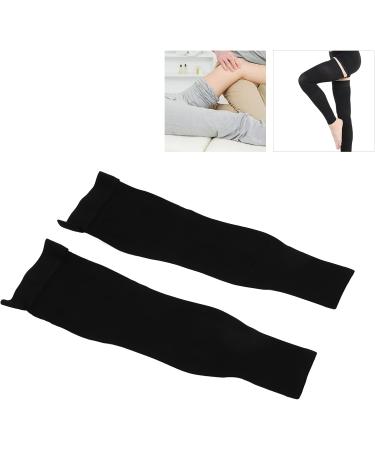 Calf Compression Stockings for Men - 23-32 mmHg Full Leg Sleeves for Varicose Veins Treatment (XL) - Footless High Compression - Buy Online on GoSupps.com