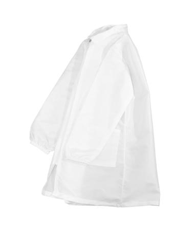 HONMEET Hairstylist Work Clothes Hair Stylist Smock Barber Smock Hairdresser Smock Hairdresser Workwear Pet Grooming Apron for Women Pet Grooming Work Clothes Nylon Polyester White