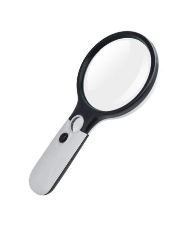 Glass Double Glass Lens Acrylic Lens 3 LED Lights Reading Magnification Identification Good Times