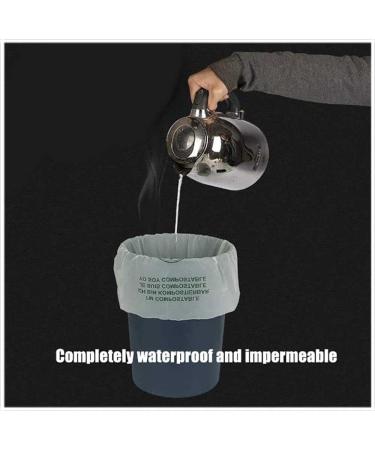 Garbage Bag Biodegradable PLA Corn Starch Bags Waste Food Eco-Friendly Plant-Based Recycled Trash Bags for Kitchen Bathroom Office Bins 10l (14 Silk*43*46cm) - Buy Online on GoSupps.com