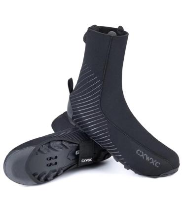 LOVTRAVEL New Thick Warm Winter Cycling Overshoes Neoprene Waterproof Windproof Bike Shoe Covers Men Women MTB Road Bicycle Booties Case 3X-Large