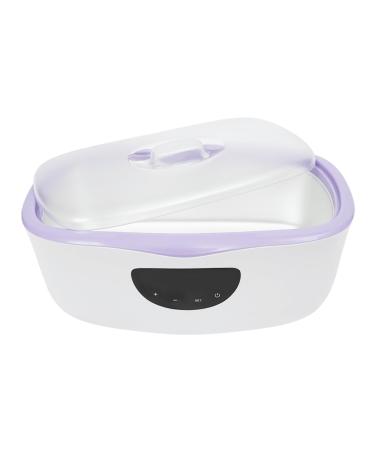 Machine de bain de paraffine pour les mains et les pieds - Machine de bain la paraffine - Pour les mains et les pieds - Machine de bain de paraffine - Hydrate la peau - Verseuse de cire (violet) Lilas