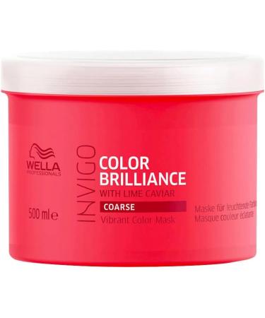 Wella Invigo Color Brilliance Vibrant Color Mask 500ml - thick hair - Buy Online on GoSupps.com
