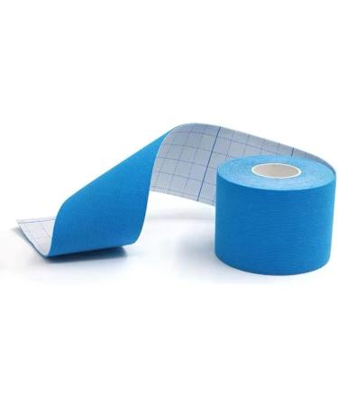 Kinesiology Tape 5CMx5M - Elastic Waterproof Sports Tape for Muscle Support - Light Blue - Buy Online on GoSupps.com
