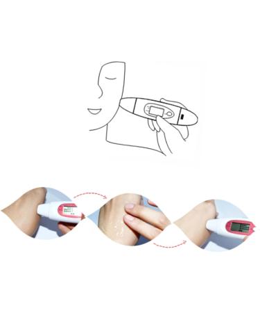 FOYTOKI 2pcs 3 1 Facial Moisture Oil Meter Oil Sensor Analyzer Skin Facial Moisture Skin Analyzer White - Buy Online on GoSupps.com