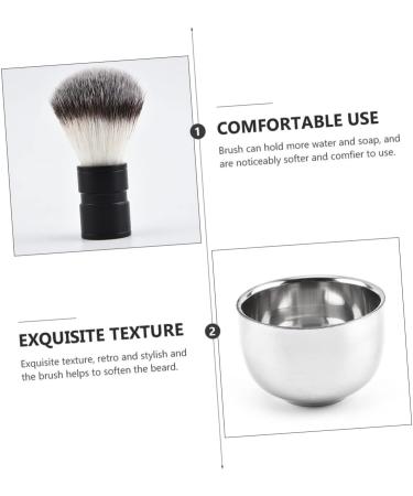 Fomiyes Men s Grooming Kit: 2-Piece Beard Soap Luxury Mug & Stainless Steel Tools for Shaving & Styling - Buy Online on GoSupps.com