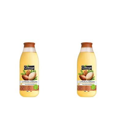 COTTAGE-Douche Huile Extra Nourrissante l'huile d'Argan- Peaux s ches et sensibles97% d'ingr dients d'origine naturelle - Made in France - 560ml (Lot de 2) Argan 560 ml (Lot de 2)
