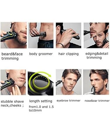 Hair Clippers with Digital LCD Display - All-in-One Adjustable Beard Trimmer & Shaver for Men | International Shipping Available - Buy Online on GoSupps.com