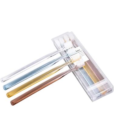 Healeved 24 Pcs Ultra Soft Toothbrush Set - Compact Clear Handle for Adults & Kids - Various Colors - Ideal for Travel & Daily Use - Buy Online on GoSupps.com