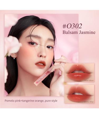 COLORKEY Soft Matte Water Tint Hydrating Lip Gloss | Long-Lasting Liquid Lipstick (O302 Balsam Jasmine) - Buy Online on GoSupps.com