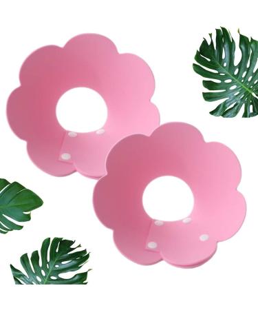 Besylo Pet Recovery Collar Soft Dog Cat Protective 2PCS Adjustable Dog Cone Collar After for Recovery from Surgery or Wound for Dogs and Cats(Pink) - Buy Online on GoSupps.com